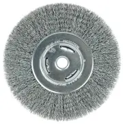 Weiler 06655 Wolverine 7" Wide Face Bench Grinder Wheel, .014" Crimped 7 Inch