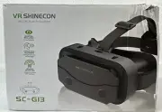 VR SHINECON Virtual Reality Black Glasses SC-G13 Smartphone Open Box New