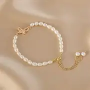 [Generic] Pearl Bracelet Female Pull Shaft Hand String to Send Girlfriend Girlfriends Gift Bracelet Female