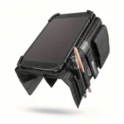 Pilot Kneeboard with Aluminum Clipboard Compatible with 79 inch Apple iPad Mini 3 and 4 Android Devi