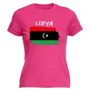 Libya Country Flag Nationality - Womens T-Shirt T Shirt Tshirt