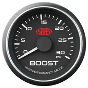SAAS boost gauge 2" black 0-30psi for Nissan Navara D23 NP300 YS23DDT 2.3 CRD