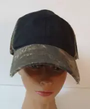 Port Authority Mossy Oak Camo/Black Backstrap Baseball Cap
