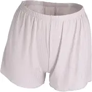 [COLLBATH] Women's High Waist Leggings Ice Silk Safety Pants Shorts for Skirt Breathable Material 91% Polyester 9% Spandex Grey