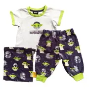Peter Alexander Baby Star Wars Mandalorian PJ Set Size 3-6 months New