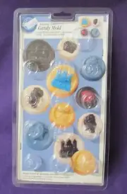 Wilton Assorted Coins Castles Queen King chocolate fondant candy molds