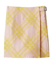 Burberry Checked Pleated Mini Skirt UK8,UK10,UK6,UK12,UK4 Nude