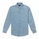 Polo Ralph Lauren 經典刺繡彩小馬丹寧長袖襯衫-淺藍色