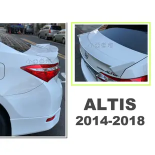 小亞車燈改裝＊全新 ALTIS 11代 11.5代 2014 2015 16 17年 TRD 尾翼 擾流 ABS 含烤漆