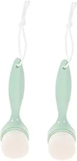 VINTORKY 2pcs Face Brush Pet Suction Cups Piggy Bank Storage Bag Lighter Pen Biscuits Protective Lighter Hair Dryer Bracket Bracket Shampoo Holder Makeup Remover Cans Abs Green