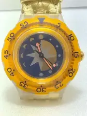 Swatch Scoover Golden Island Divers Watch Rare Item