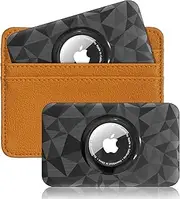 [Jawmug] 2-Pack Ultra-Thin Airtag Wallet Holders, Sleek and Compact Card Cases Designed Specifically for Apple Air Tag, Ideal for Use in Purses, Handbags, Backpacks, Wallets, and Clutch Bags