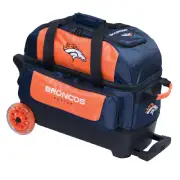 KR Strikeforce NFL Denver Broncos 2 Ball Roller Bowling Bag