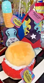 3 BARK BOX Western Toys, Hot Lickin Chicken, Boot Scoot Boogie & Guitar - NEW,