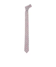 Thom Browne All Over Striped Pointed Tip Tie One size multi-color