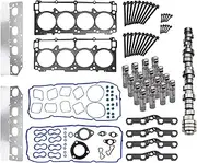 5.7 HEMI MDS Lifter Cam shaft Kit w/Head Gaskets Kit for 2009-2015 Dodge Ram 1500 Durango 5.7L V8 Replace 53022372AA 53022263AF 53021726AE 53021726AD 53021726BC 53021726BB HS54418