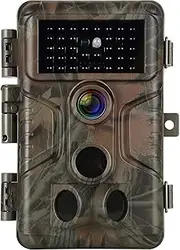 Folgtek Trail & Hunting Camera 32MP 1296P HD Video IR Night Vision Motion Activated IP66 Waterproof 0.1s Fast Trigger Time 120° Wide Angle for Wildlife, Farm Security