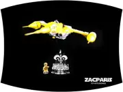 CUSTOM 3D MULTI DIRECTIONAL STAND for Lego 75092 Naboo Starfighter - 13 Degree!