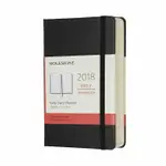 【MOLESKINE】 2018日記本12M-口袋型黑