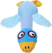 HOMOBABE Interactive Plush Dog Toy Soft Stuffed Cartoon Puppy Chew Toy for Dogs Comforting and Engaging Teething Aid Cute Design for Playtime and Relaxation