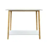 Eccostyle Console Table 32" L x 12" D x 28" H Nylon Foot Pads, Rectangle White