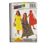 Burda Sewing Pattern 3811 Super Easy Dress Children's Sizes 11-15 New Uncut