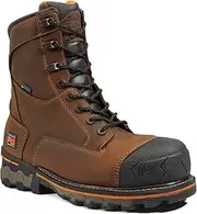 [Timberland PRO] Men's 6 Inch Boondock Comp Toe WP Insulated Industrial Work Boot,Brown Tumbled