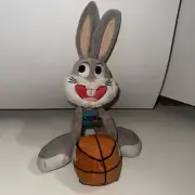 Bark Box Space Jam Bugs Bunny Dog Plush Toy Squeaker Crinkle New