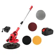 Electric Concrete Trowel Machine 2780W Multipurpose with LED Lighting Sander 40 min Work Time 38x38x25 cm