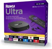 Roku Ultra 4K HDR Dolby Vision Streaming Device with Roku Voice Remote Pro