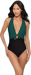 [MagicSuit] Women's Swimwear Juxtapose Hallee Soft Cup Cross Back One Piece Swimsuit