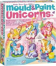 4M 4984 Unicorns Mold & Paint Kit - DIY Paint Arts & Crafts Sculpture Kit for Kids - Fridge, Locker, Party Favors, Project Gifts for Boys & Girls,Multi