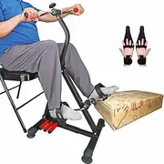 Pedal Exerciser Bike Hand Arm Leg and Knee Peddler Adjustable Fitness Equipment for Seniors, Elderly Home Dual Pedal Exercise Bike for Total Body