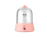 400ml Bedroom Yunshan Humidifier Creative Silent Large Capacity Large Spray Cute Nano Fog USB Warm Lamp-Pink