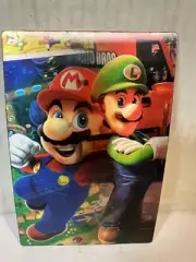 Mario & Luigi 3D logo sticker 4” x 6”