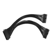 Dual PSU Supply 24-Pin ATX Motherboard Splitter Cable,24Pin(20+4) for ATX6476