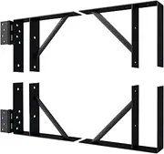 JUBEST Heavy Duty Gate Corner Brace Bracket, Anti Sag Gate Kit Adjustable Gate Kit for Wooden Fence, Driveway, Corral Gates, Wood Windows