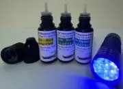 3 x 15 gr. Fly Tying resin - Thick Hard, Thin Hard, Soft/Flex + UV Flashlight