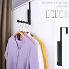 Laundry Hanger Dryer Rack Black Wall Mount Indoor Clothes Airer Hook ⇧