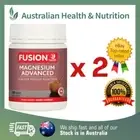 2 x FUSION HEALTH MAGNESIUM ADVANCED 240T + FREE SAME DAY SHIPPING & SAMPLE