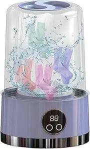 Portable Washing Machine | Mini Washer | Compact Laundry | Folding Washer with Basket for Baby Clothes, Underwear, Socks ? Lightweight Washing Machine for Apartment, Dorm Travel Use