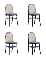 Manhattan Comfort Set of 4 Paragon 1.0 Dining Chairs