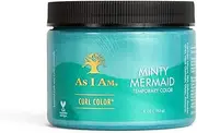 As I Am Curl Color - Minty Mermaid - 6 Ounce - Curling Gel With Temporary Color