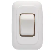 SPST On-Off Switch W/ Bezel 12V Light Switch for RV Camper Trailer