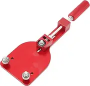 Oil Filter Cutter Tool, Zinc Alloy Universal 77750 Oil Filter Cutter Replace for Filter Cutting Range 2-3/8in to 5in, High Efficiency Oil Filter Crusher with Anti Slip Handle (Red)