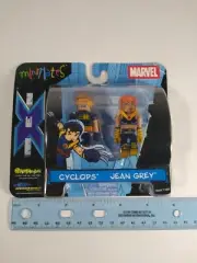 Marvel MiniMates X-Men Cyclops & Jean Grey Art Asylum 2 Pack