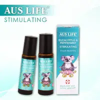 在飛比找蝦皮購物優惠-AUS LIFE 澳思萊澳洲藍膠尤加利勁涼滾珠精油棒/尤加利