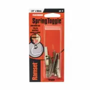 Ramset 1 / 8" x 50mm Countersuck Head Toggle Spring - 4 Pack