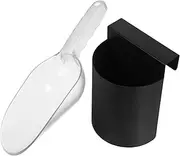 Cabilock Plastic Ice Shovel Set Grain Scoop for Bar Freezer Abs Iron Material Comfortable Grip Handle Multi-Functional Serving Scoop for Restaurant Kitchen