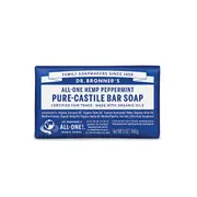 Dr. Bronner's Pure-Castile Bar Soap (Hemp All-One) Peppermint 140g